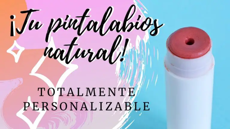 Barra de labios rosa natural